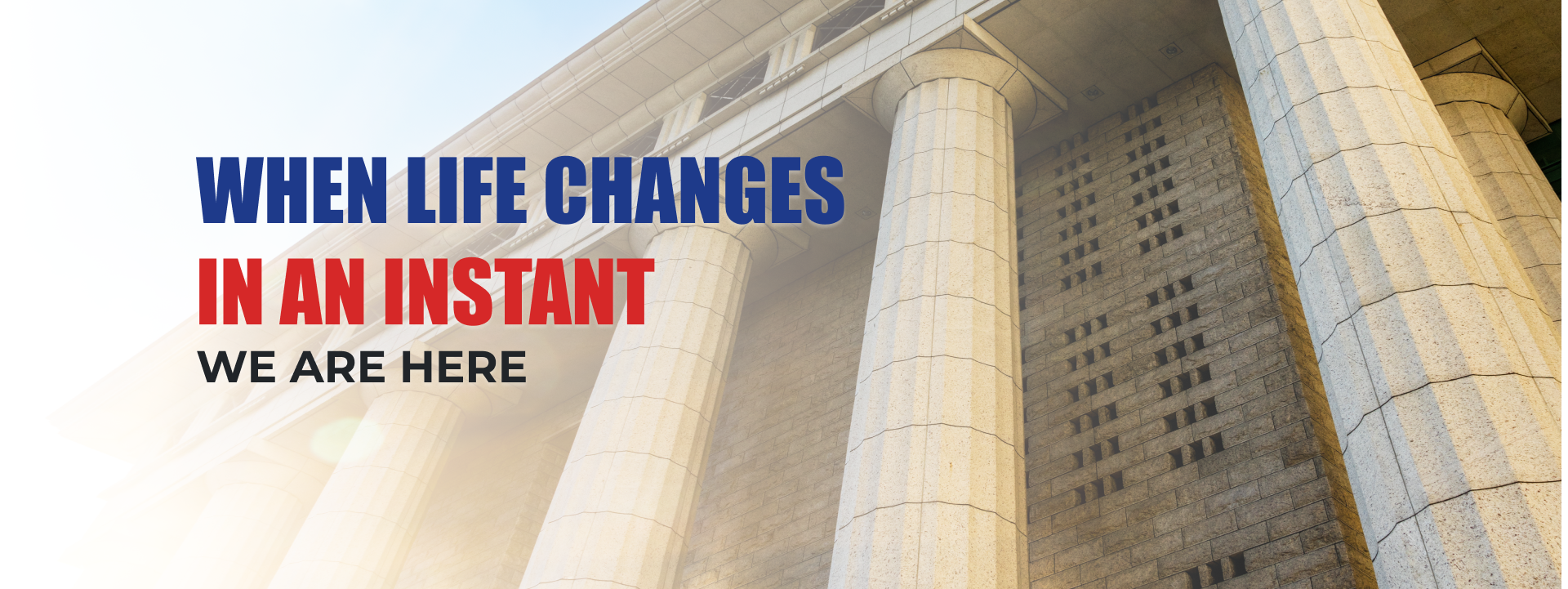 when life changes banner